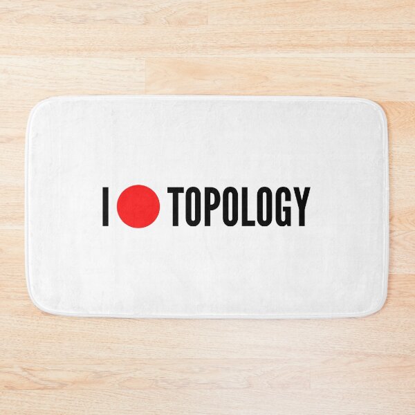 Item preview, I love topology math geek joke - white oneline designed and sold by ArtsySue.