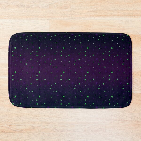 Item preview, Neon green, lilac stars on a green, purple background. designed and sold by marinaklykva.