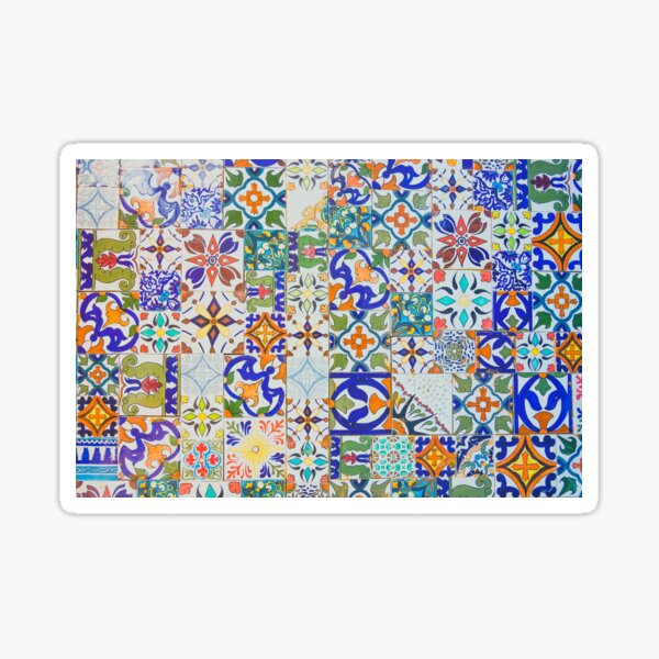 Rabat Pattern Tiles Sticker Moroccan Tile Stickers Eclectic 