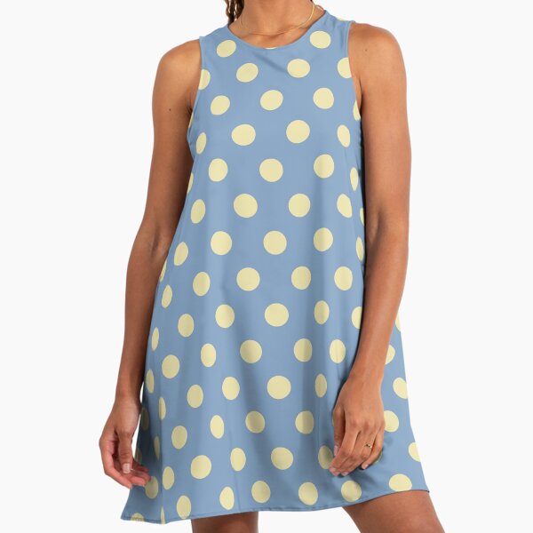 Gold and White Polka Dots" A-Line Dress for Sale by patterniastudio |  Redbubble