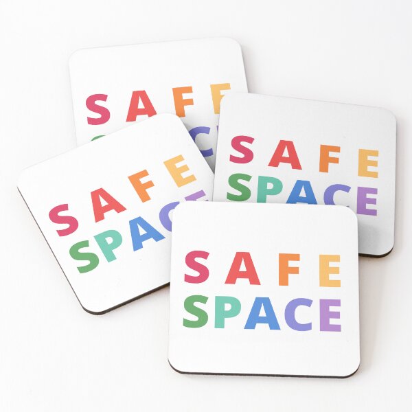 Item preview, Inclusive Safe Space LGBTQIA+ Rainbow Text designed and sold by Wanderior.