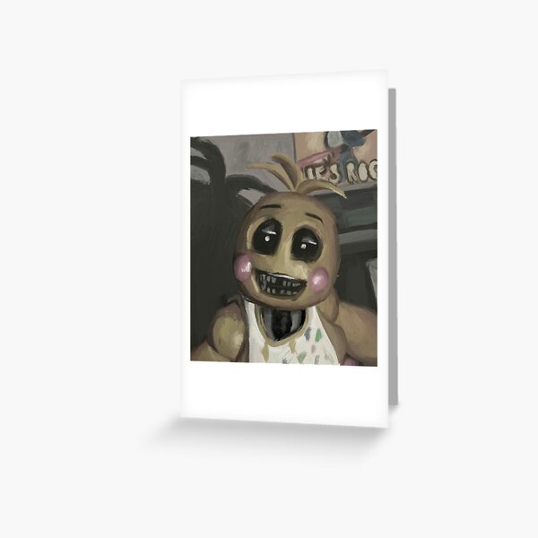 FNAF Chica Plushie Greeting Card for Sale by NasheedsCorner