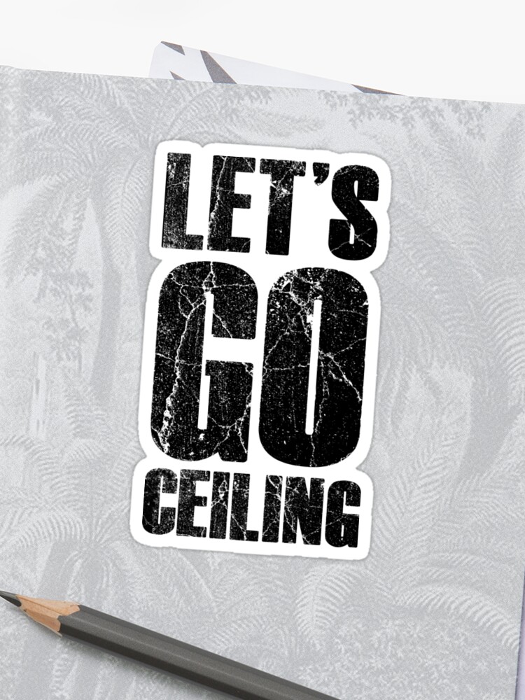 Let S Go Ceiling Ceiling Fan Halloween Costume T Shirt Sticker