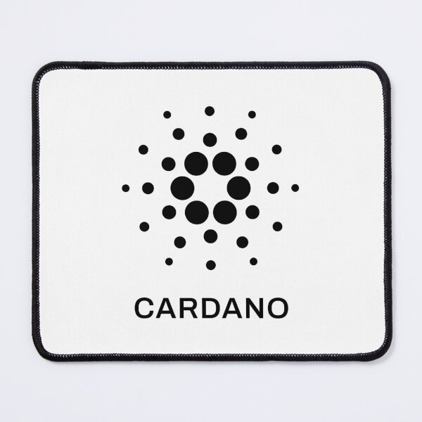 Item preview, Cardano ADA Crypto Altcoin - Clean Vertical Black Logo with Text Logo designed and sold by CryptoMoods.