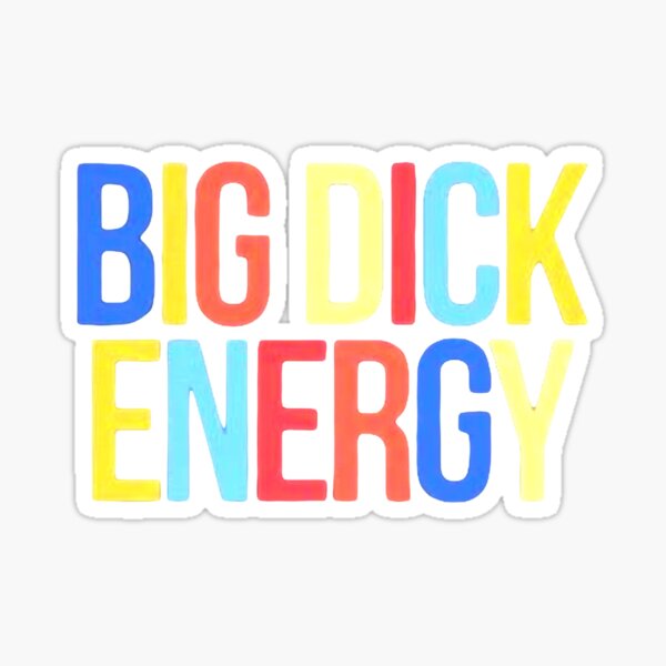 BDE: Big Dio Energy' Sticker