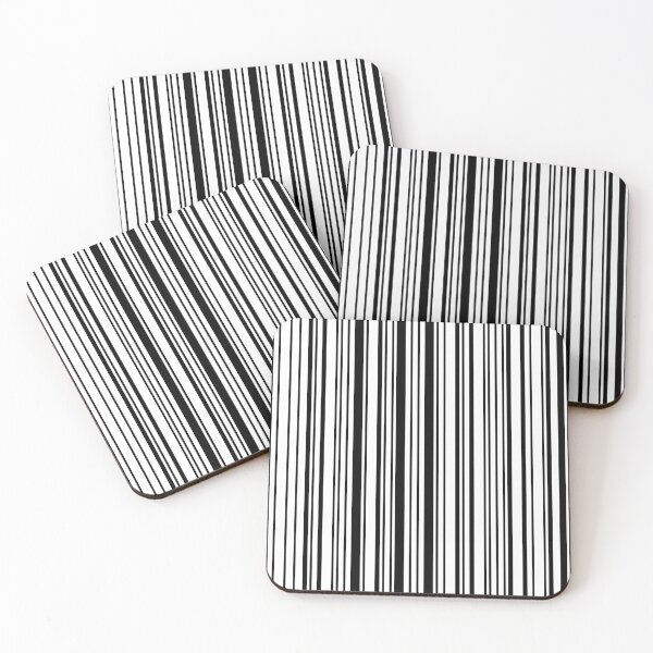 Item preview, Christina barcode pattern designed and sold by coverinlove.
