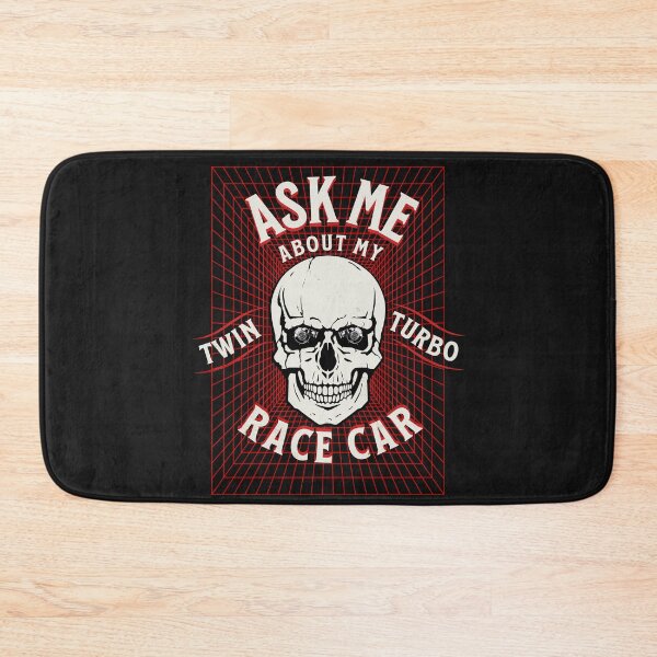 Item preview, Ask Me About My Twin Turbo Race Car Skull Racer Turbo Racing Racecar Boost  designed and sold by CarantinedChaos.