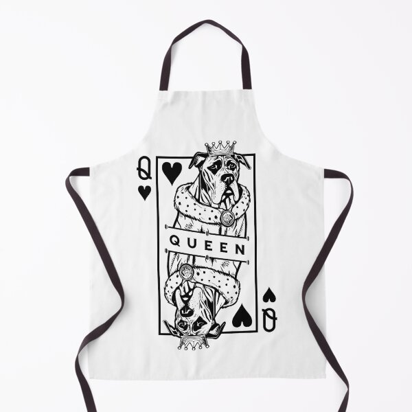 Item preview, Great Dane Queen Of Hearts Funny Dog Playing Card Pop Art designed and sold by GrandeDuc.