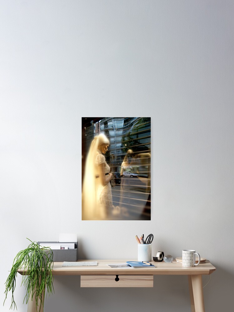 Thumbnail 2 of 3, Poster, Bride'sThoughts&Mirror'sReflection designed and sold by RosaCobos.