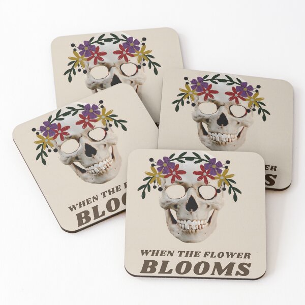 Item preview, flowers growing from skull designed and sold by MYWMC.