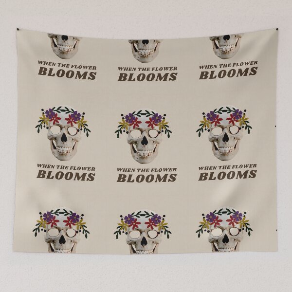 Item preview, flowers growing from skull designed and sold by MYWMC.