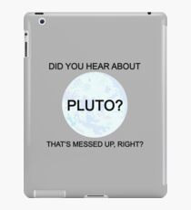 Vinilo o funda para iPad ¿Escuchaste sobre Plutón?