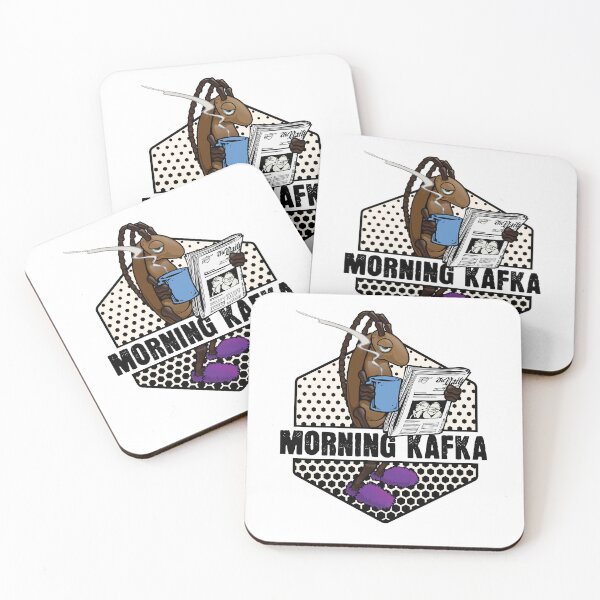 Item preview, Morning Kafka Funny Coffee Metamorphosis Meme designed and sold by Maria Garcia.