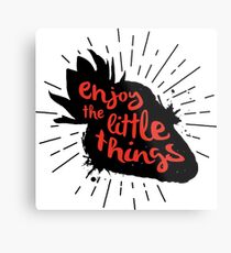 Beautiful life quotes Metal Print