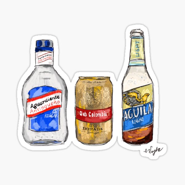 Item preview, Club Colombia, Beer, Colombian Beer, Dorada, Aguardiente, Aguila designed and sold by Alexandra Wuyke.