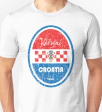 Football - Croatia (Distressed) Unisex T-Shirt
