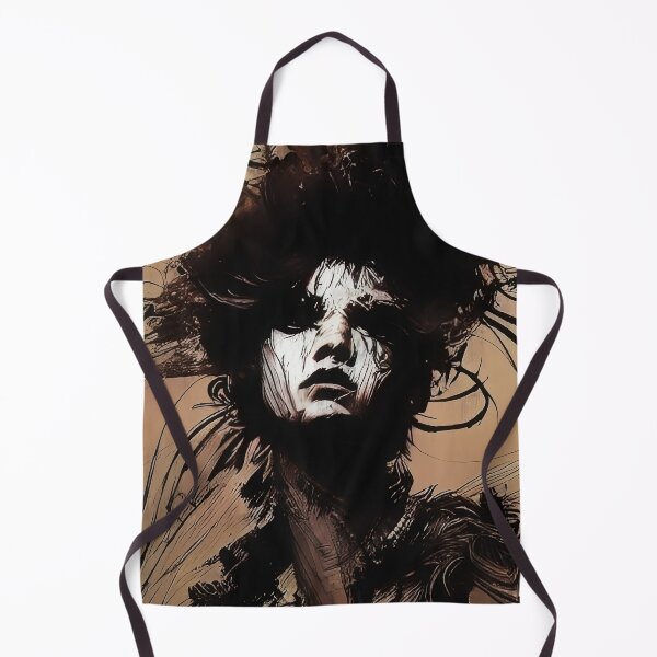 Item preview, Modernistic ink and acrylic painting of a goth girl designed and sold by AivarasG.