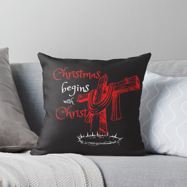 Item preview, Christmas begins with Christ-Merry Christmas ,Holiday,Merry,Christmas Classic T-Shirt⭐⭐ designed and sold by Rinbucket.