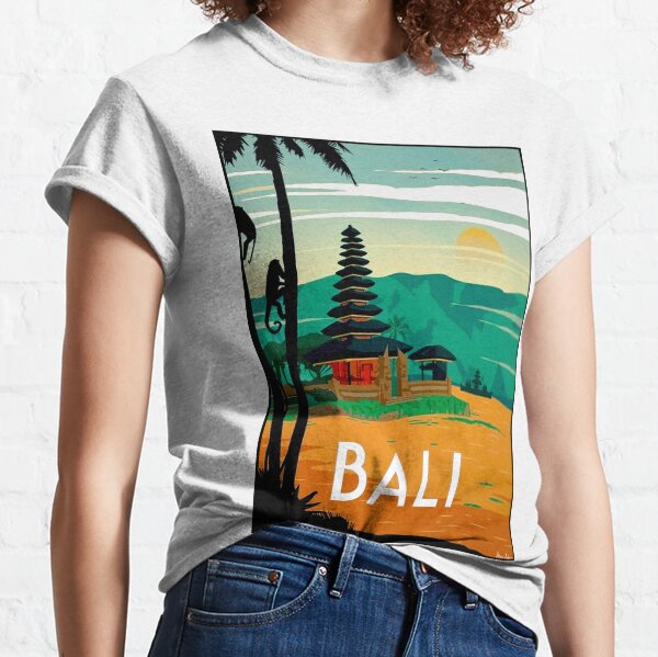 BALI : Vintage Travel and Tourism Advertising Print Classic T-Shirt