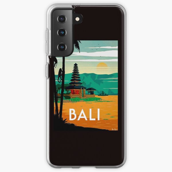 BALI : Vintage Travel and Tourism Advertising Print Samsung Galaxy Soft Case