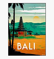 Lámina fotográfica BALI: Publicidad publicitaria de viajes y turismo vintage