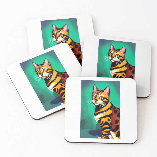 Item preview, Bengal cat  designed and sold by GroovyDino.
