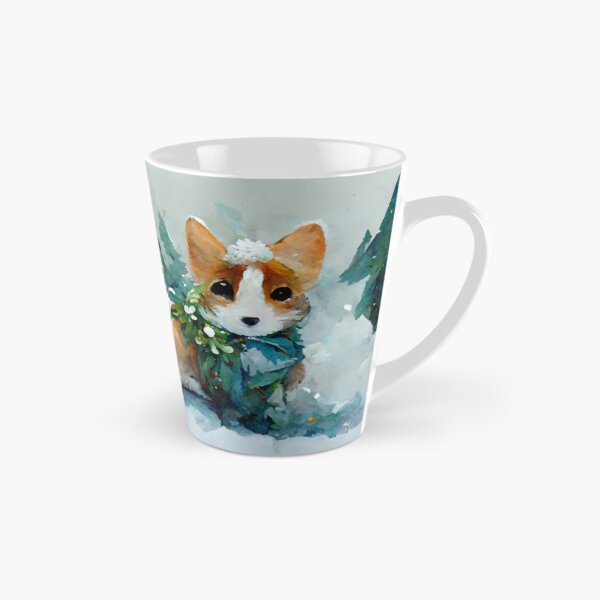 Item preview, Cute Corgi Winter Wonderland designed and sold by Paint-of-Heart.