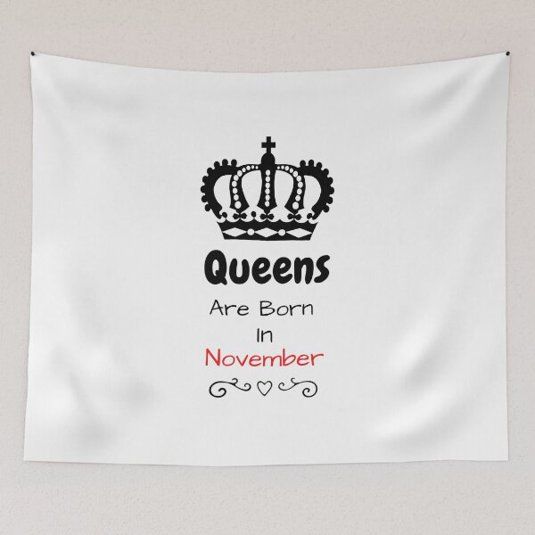 Item preview, queens are born in november quotes - black queens are born in novemberv designed and sold by KushanXs.