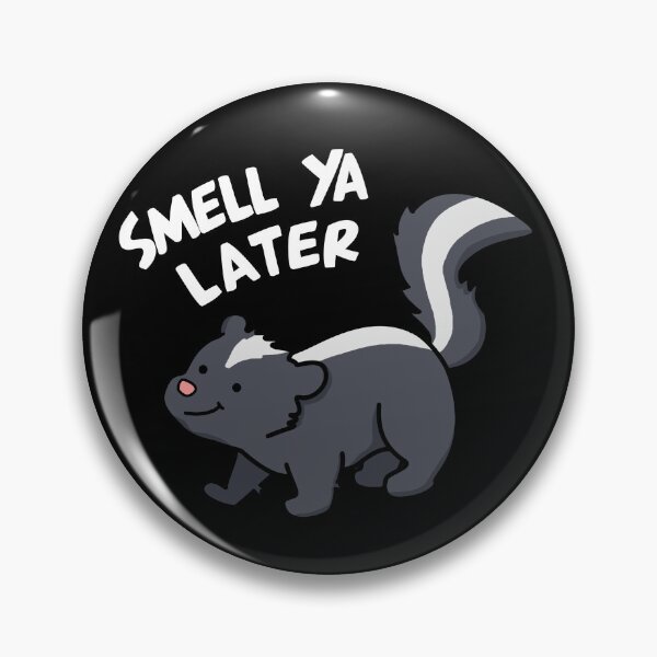 Item preview, Smell Ya Later Funny Skunk Puns (Dark BG) designed and sold by punnybone.