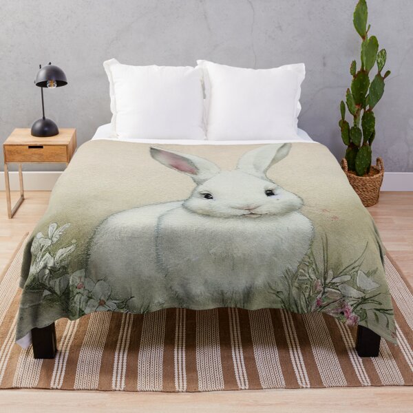 Item preview, Watercolor Cute Bunny designed and sold by NEWCUTIE.
