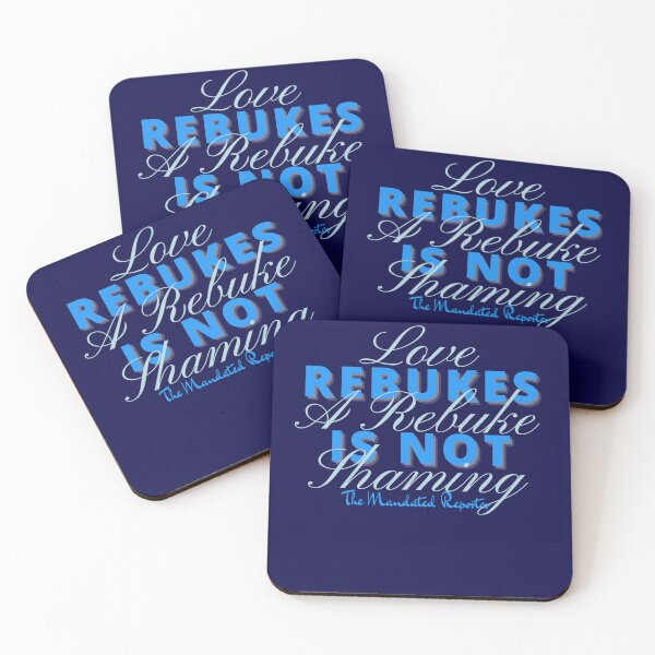 Item preview, Love Rebukes. A Rebuke is Not Shaming. - Navy Blue designed and sold by TheReporter1.