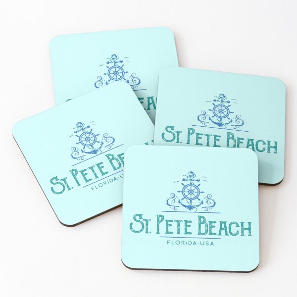 Item preview, St. Pete Beach Florida Vintage Nautical Design designed and sold by Futurebeachbum.