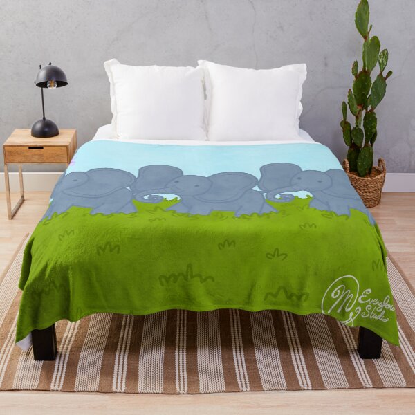 Item preview, Happy Little Elephants  designed and sold by Gillian Mazzara.