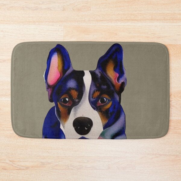 Item preview, Cute funny dog, watercolor doggo, Hipster funny woof, watercolor dog portrait with hipster face designed and sold by Artsareus.
