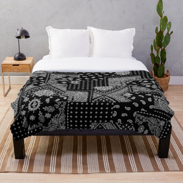 Item preview, Black Paisley Patchwork designed and sold by SHGraphix.