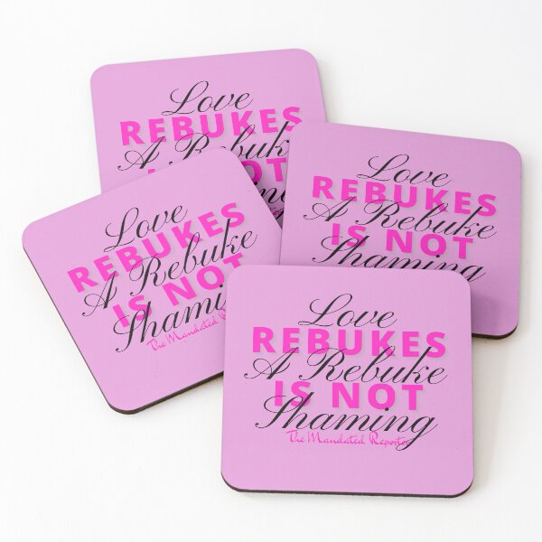 Item preview, Love Rebukes. A Rebuke is Not Shaming. - Orchid Pink designed and sold by TheReporter1.