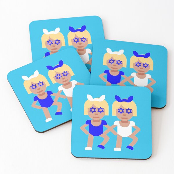 Item preview, bunny ears emoji hanukkah designed and sold by Gossip Rag.