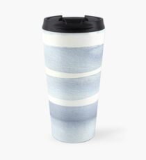 Minimalist Blue Travel Mug