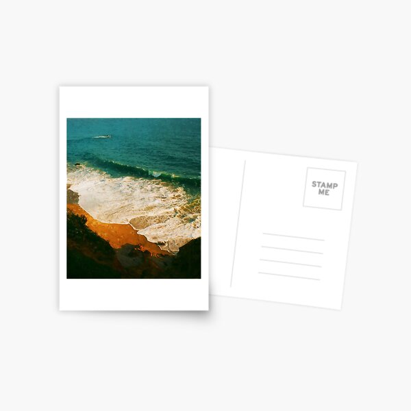 Zuma Beach - Malibu, Ca. vintage postcard