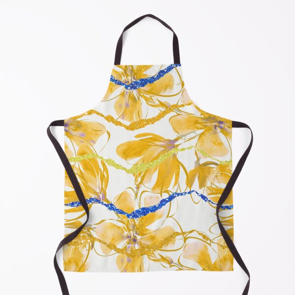 Item preview, Modern Contemporary Sunny Yellow Flowers Abstract Pattern designed and sold by DEC02.