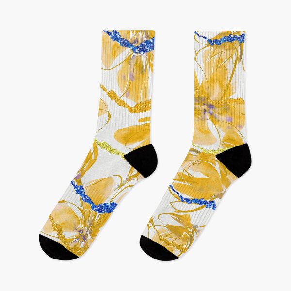 Item preview, Modern Contemporary Sunny Yellow Flowers Abstract Pattern designed and sold by DEC02.