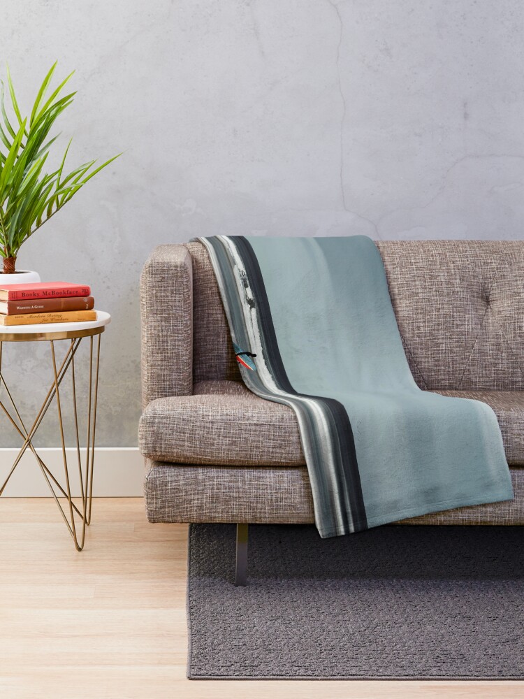 Alternate view of Last Surf of Summer Throw Blanket