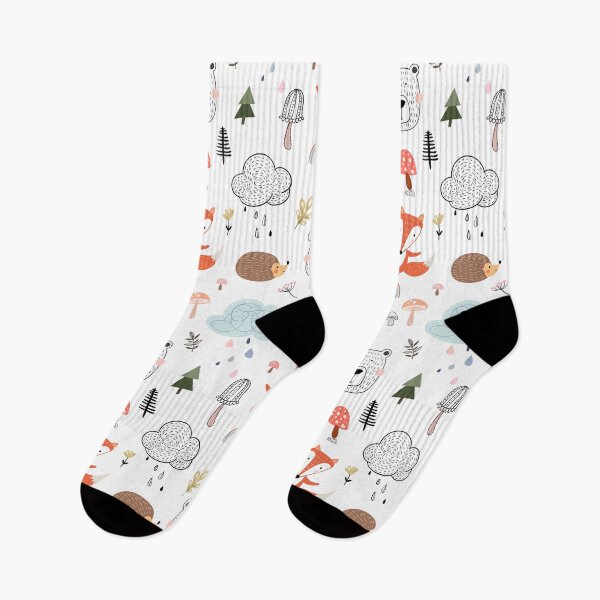 Item preview, Woodland cute animals pattern designed and sold by lettostudio.