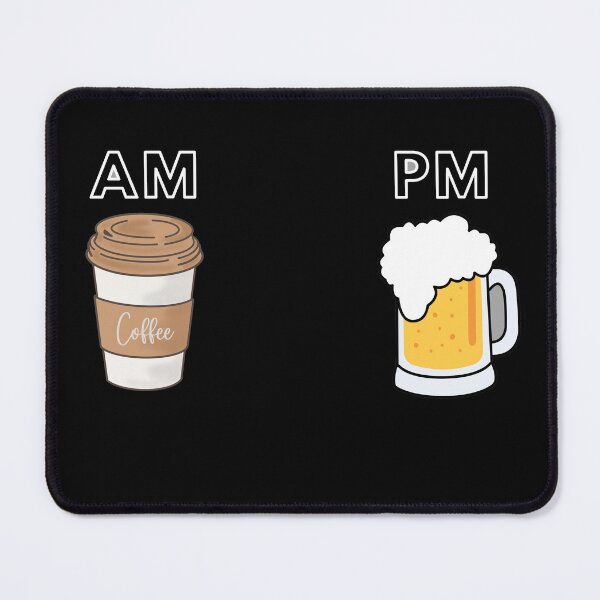 Item preview, AM Coffee PM Beer Sticker designed and sold by Swobodzio.