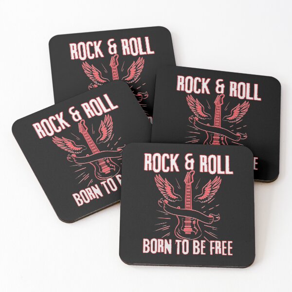Item preview, Rock And Roll Born To Be Free designed and sold by Hussain Shirts.