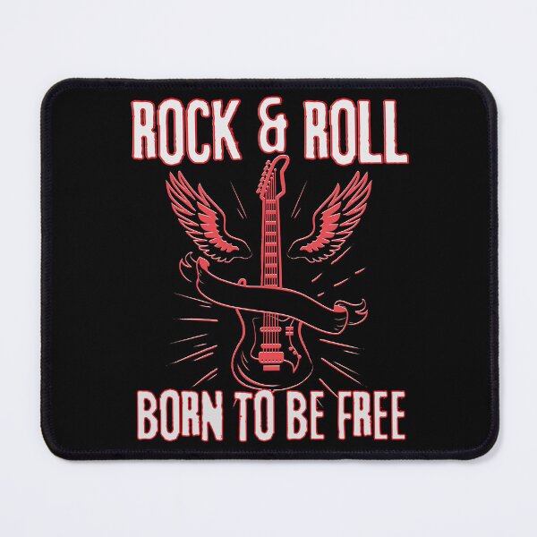 Item preview, Rock And Roll Born To Be Free designed and sold by Hussain Shirts.
