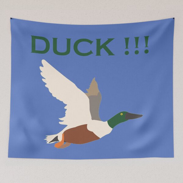 Item preview, Copy of  Flying duck with the word DUCK above. designed and sold by janesg.