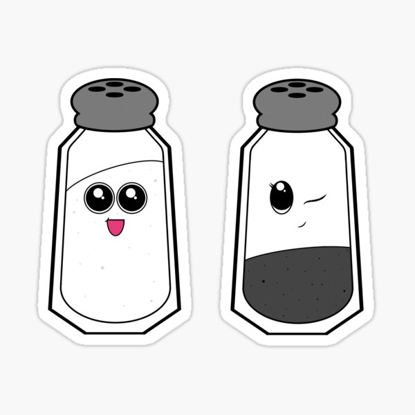 Salt Shaker Stickers | Redbubble