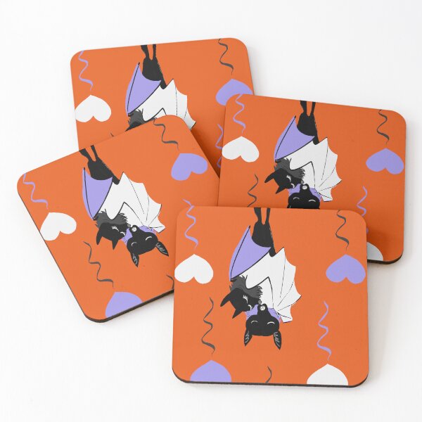 Item preview, Bat Hugs for Halloween in Orange designed and sold by belettelepink.