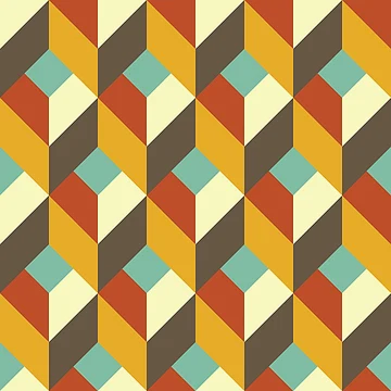 Artwork thumbnail, Geometric Pattern: Box: Fall by Red Wolf